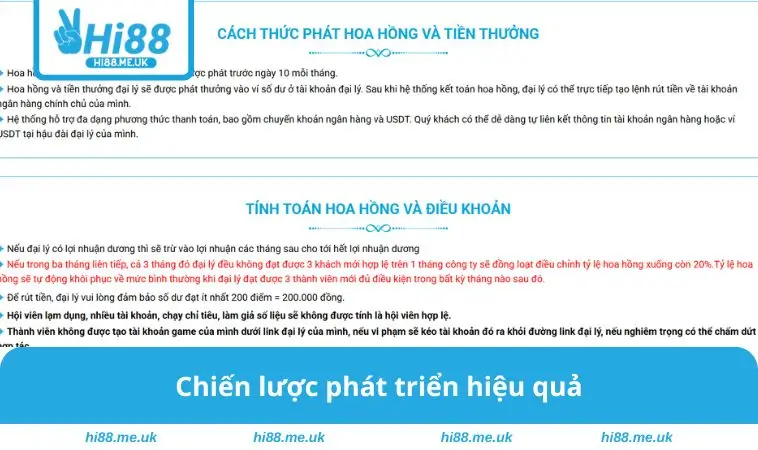 Chiến lược phát triển hiệu quả
