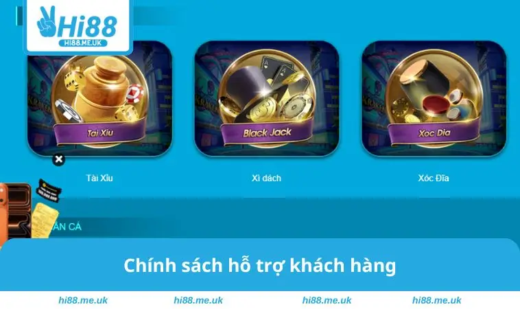 Chính sách hỗ trợ khách hàng