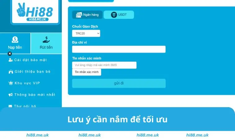 Lưu ý cần nắm để tối ưu