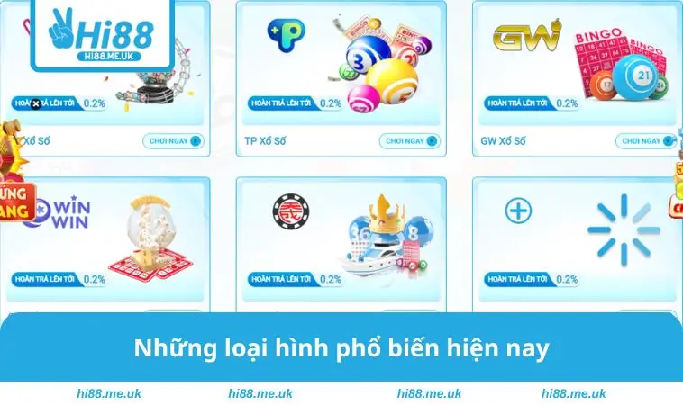 Những loại phổ biến hiện nay